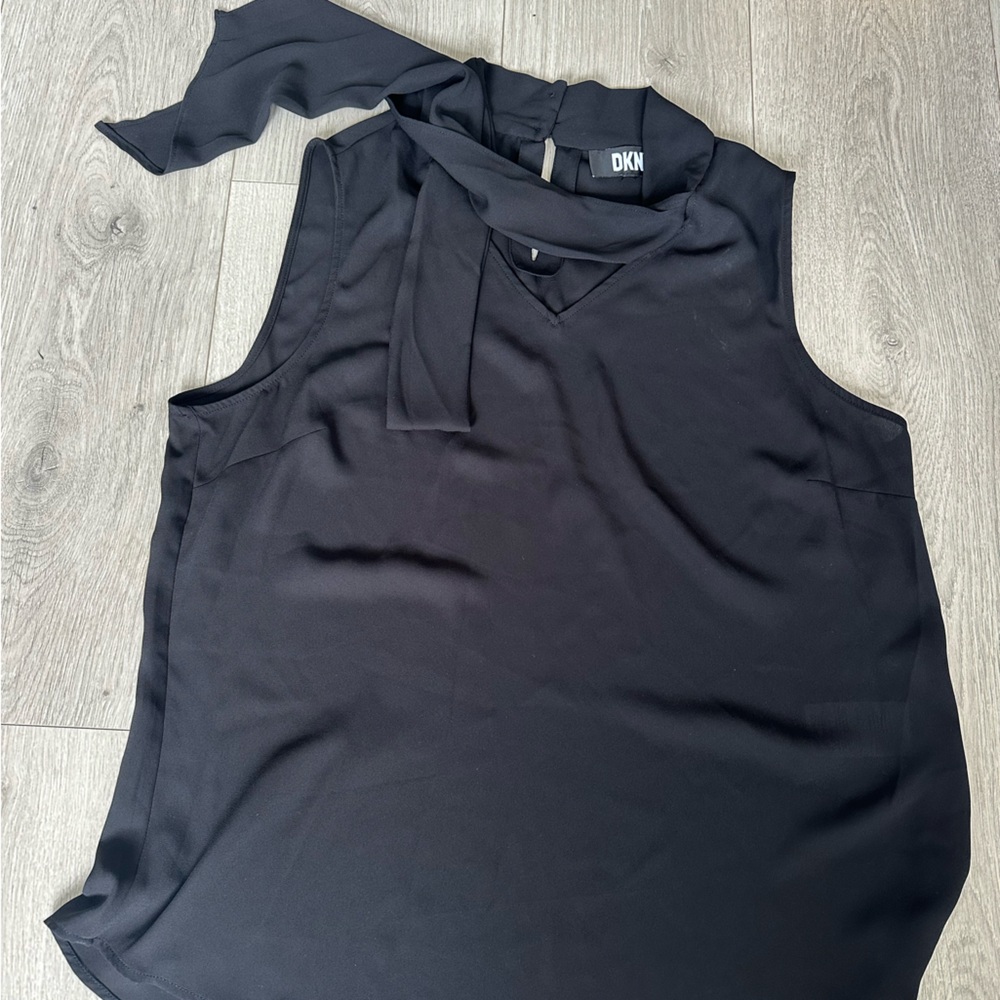 DKNY Elegant Black Blouse